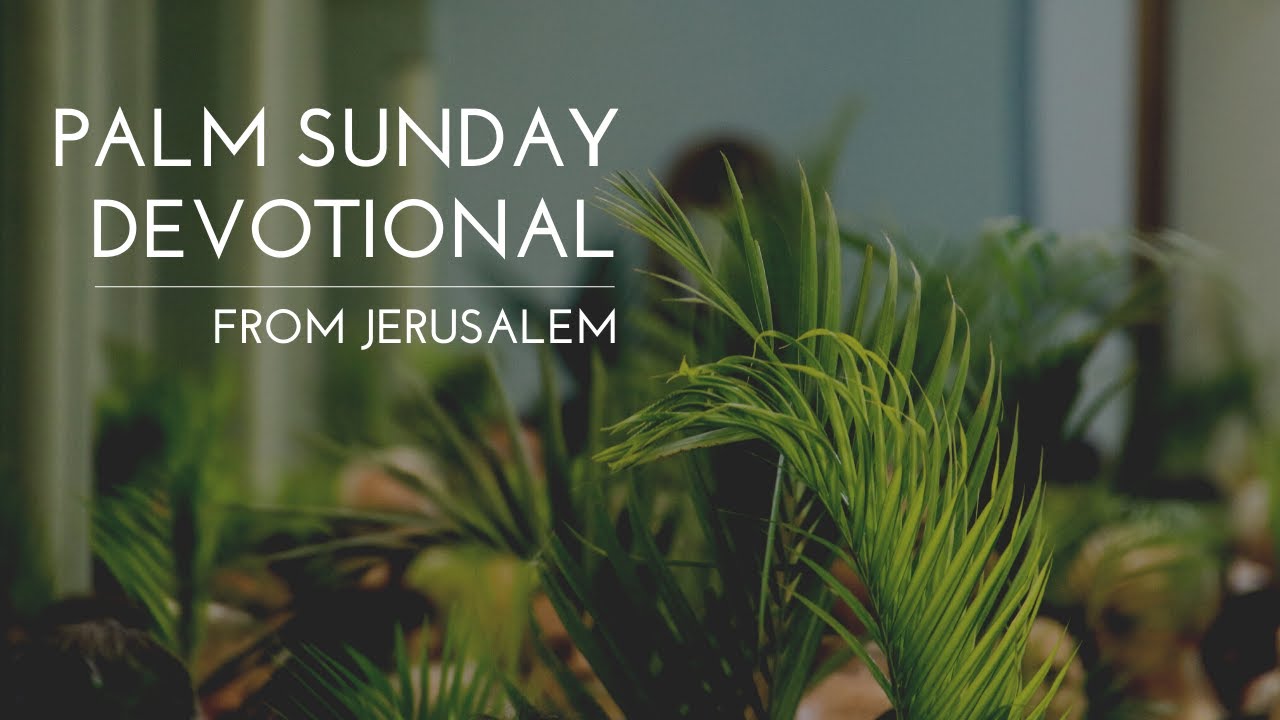 Palm Sunday | Easter Week Devotional From Jerusalem
