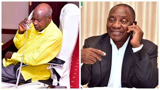 Museveni tells Ramaphosa: Our enemies want us to fight, we have many South Africans in Uganda too.