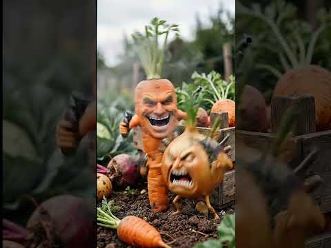 গাজর vs পেয়াজ: শেষ পর্যন্ত কে জিতলো? 😂🥕🧅 | Funny Short #viral #banglicomedy
