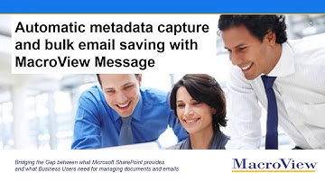 Saving Outlook Emails to SharePoint in Bulk with Automatic Metadata