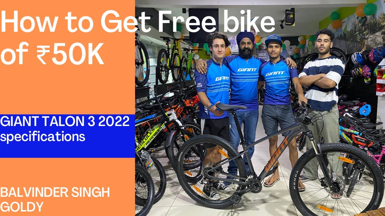How to Get Free bike of ₹50K GIANT TALON 3 2022 GOLDY YouTube