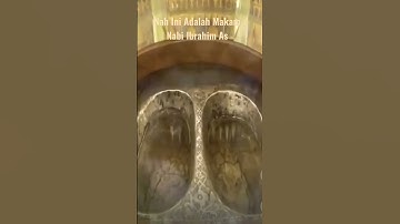Tempat Makam Nabi Ibrahim as Ditandai Di tempat pertama Kali Membuat Kabah