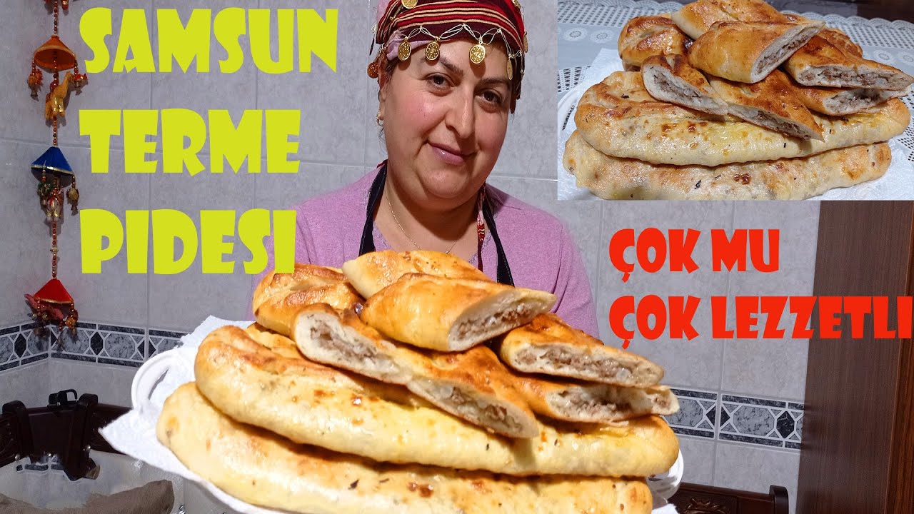 SAMSUN - TERMEDEYİZ !!! KARADENİZ'İN EN LEZZETLİ PİDE TARİFİNİ ÖĞRENDİK ! SAMSUN - TERME PİDESİ