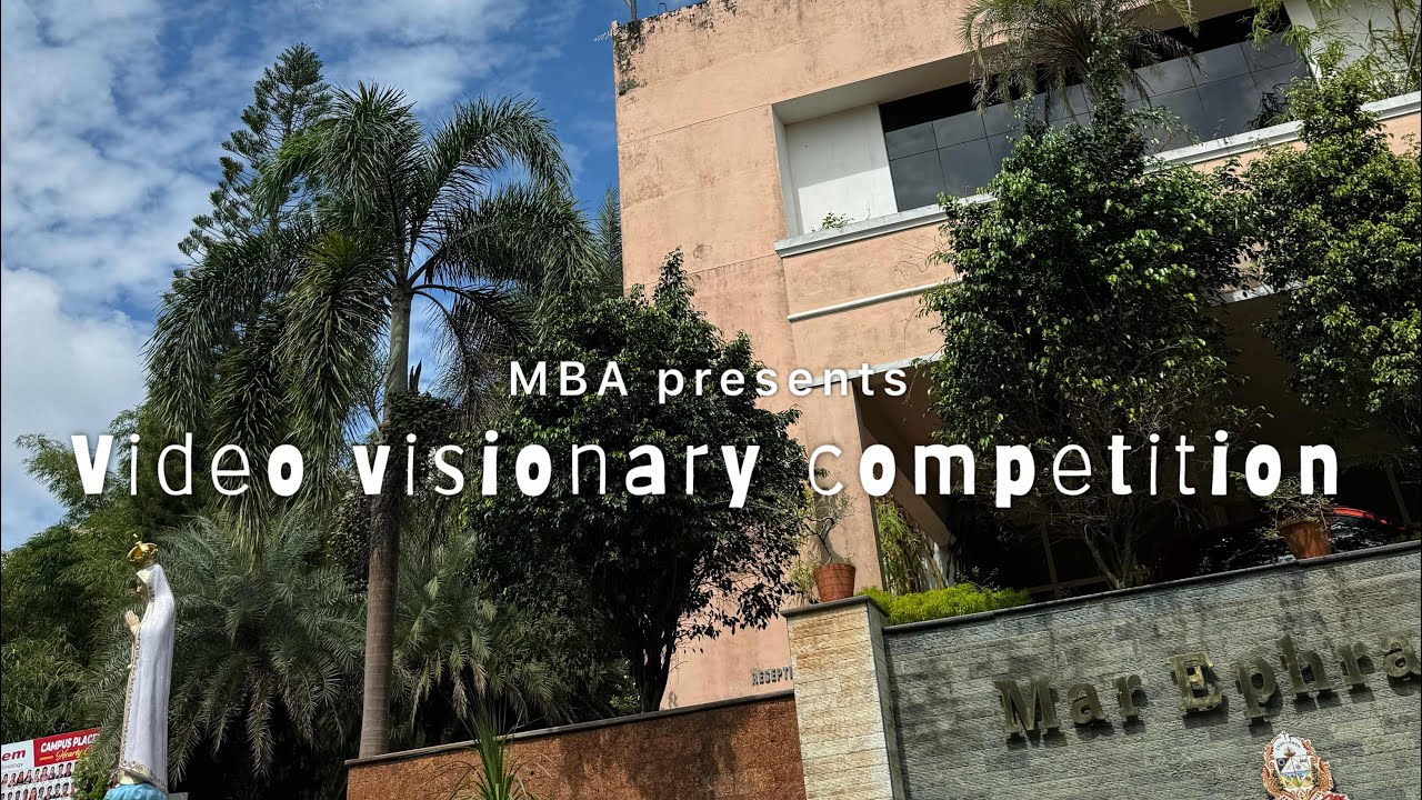 Transition of mba student to entrepreneur | MBA dept | Video visionary ...