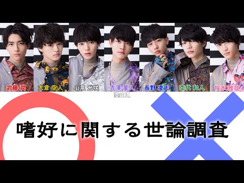 嗜好に関する世論調査-原因は自分にある。【歌詞/パート分け/かなるび】