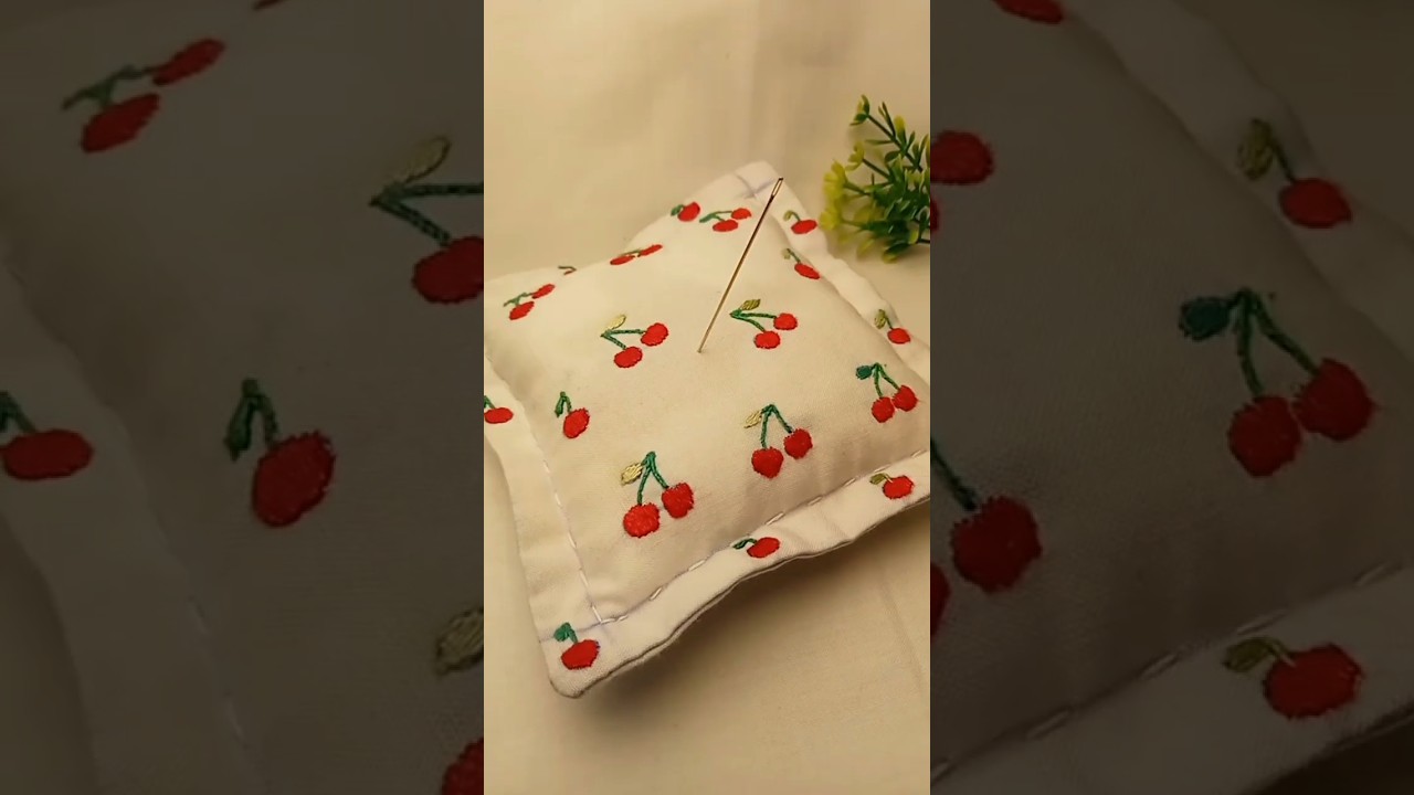 Cherry Pin Cushions: Adorable & Easy DIY