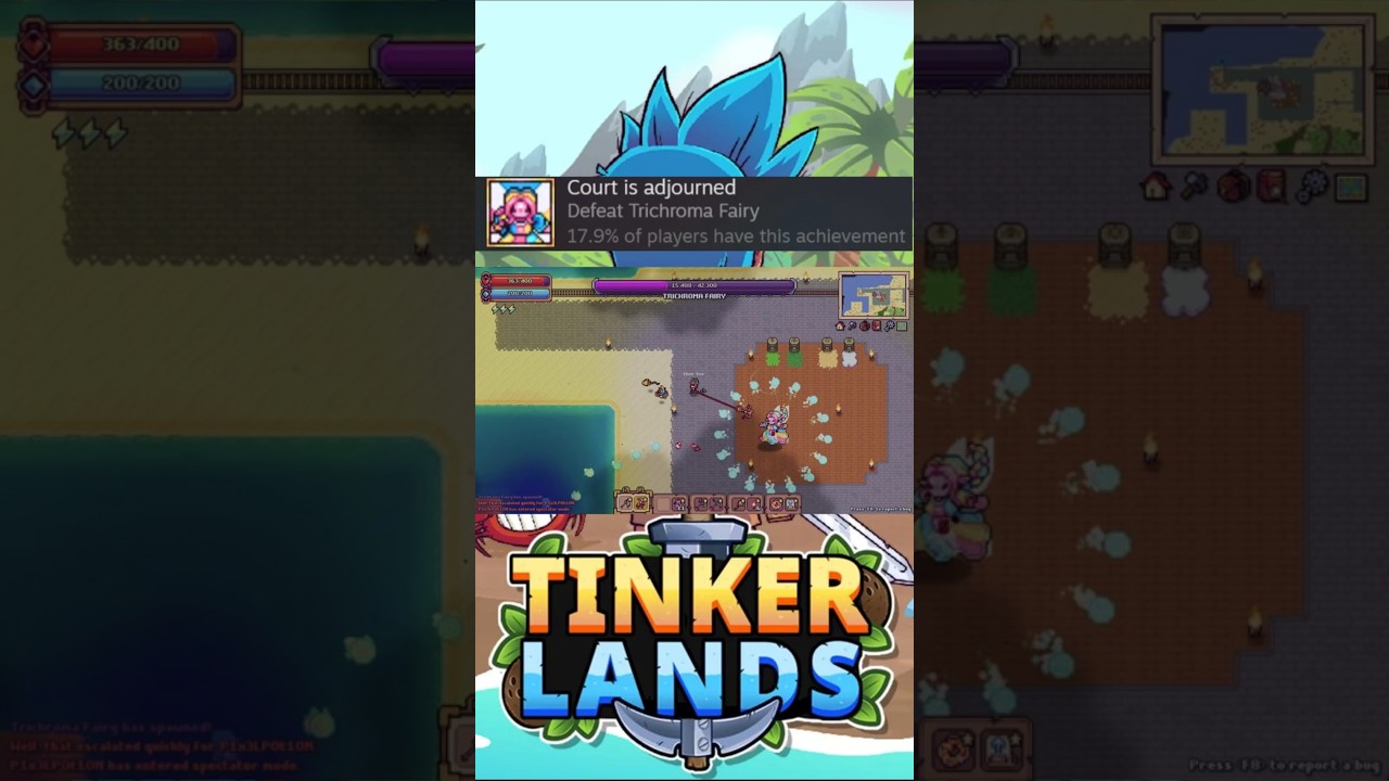 Tinkerlands - Court Is Adjourned Achievement! Details In The Description!