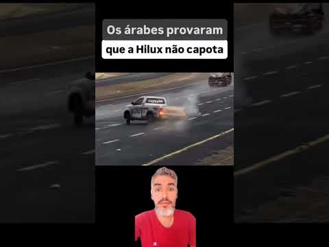 HILUX NÃO CAPOTA OS ÁRABES JÁ PROVARAM ISSO #hilux #toyota #carros