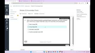 Module 21 Knowledge Check | Network Links | AWS Academy Data Center Technician [127448]