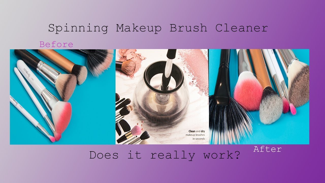 StylPro Knockoff Spinning Makeup Brush Cleaner StylPro Dupe YouTube