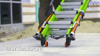 Little Giant Conquest Grp All Terrain Multi Purpose Ladder In Action