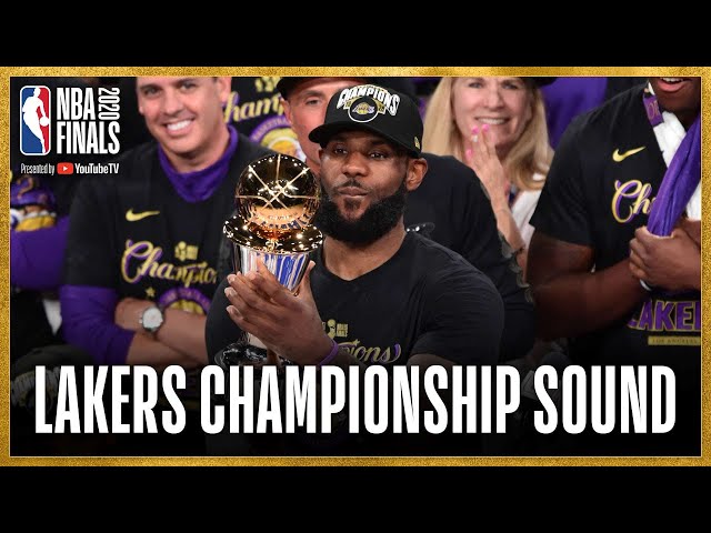 Lakers Postgame Sound | 2020 NBA Champions 🏆 - YouTube