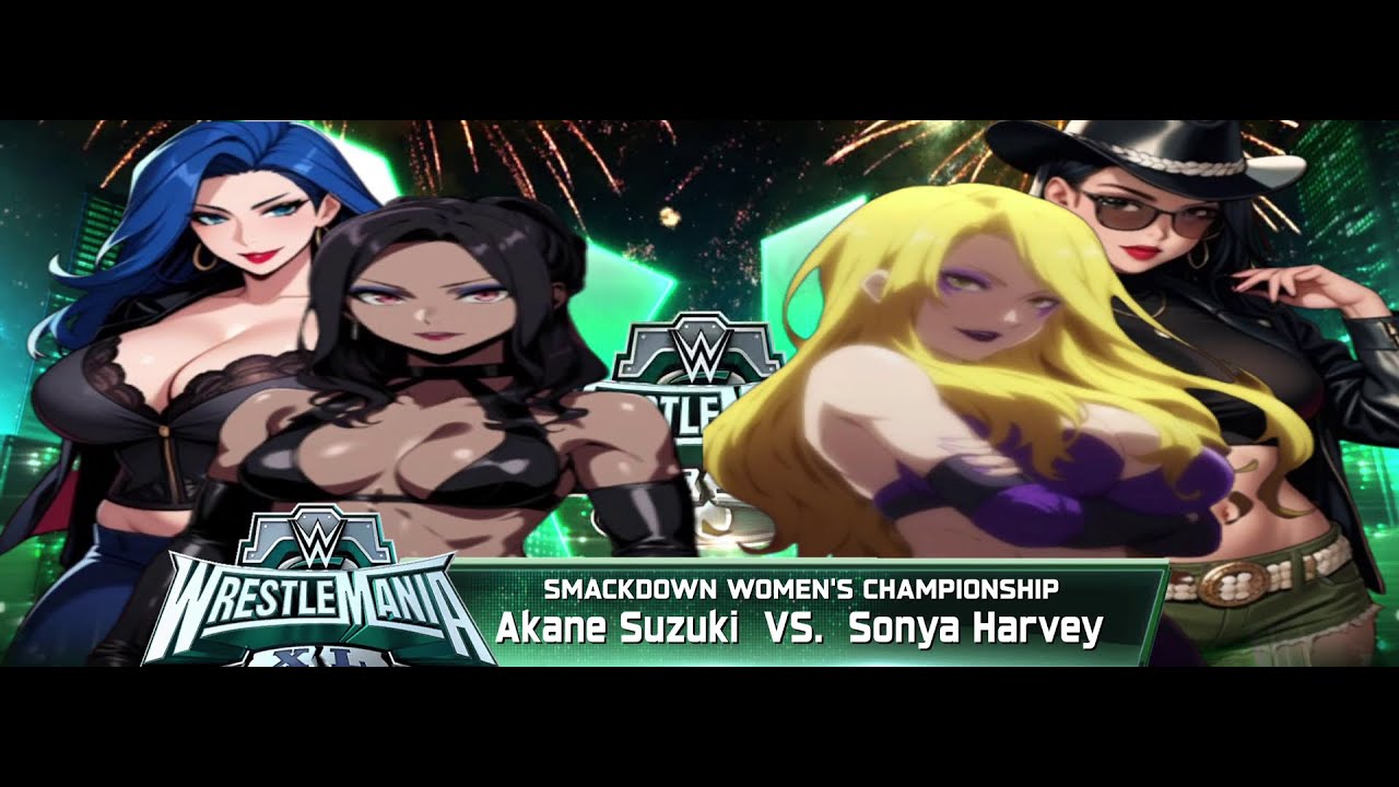 Akane Suzuki (1-3) (0-1) vs. Sonya Harvey (2-3) (1-0) for the Smackdown Women's Championship