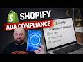 Shopify ADA Compliance: Don't Use Overlay Widgets or Accessibility Apps (Increase Risk) - Part 3