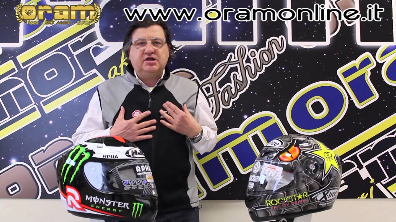 Oram presenta: Nuovi caschi X-Lite e HJC di Jorge Lorenzo! - YouTube