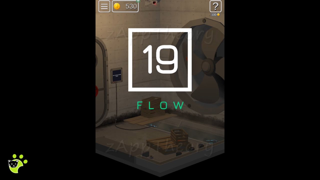 50 Tiny Room Escape 19 Flow (3/3 Cards) Full Walkthrough (Kiary Games)