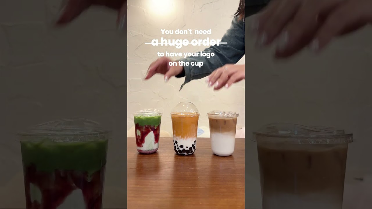 Custom logo leak-proof can cups perfect for your business  