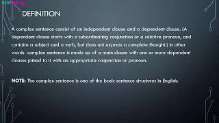 Complex Sentences | English | SS3 | 3rd Term