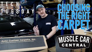 🔧 Tech Tuesday: Choosing the Right Carpet for Your Classic Camaro | Loop vs Cut Pile vs Essex