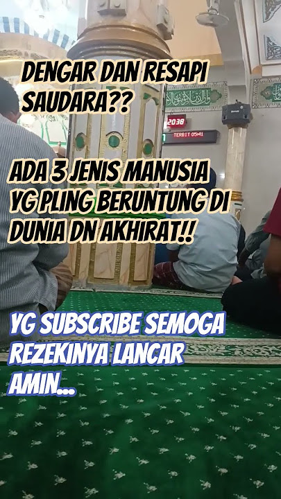 Ada 3 Jenis manusia Yg pling Beruntung di dunia dn Akhirat??#shortsvideo