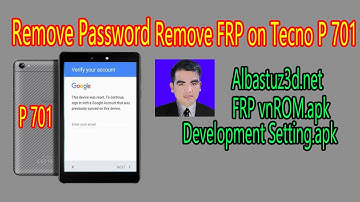 Frp TECNO P701, unlocked account google on TECNO P701| Remove Frp on TECNO P701