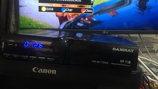 معاينة الجهاز الضااهرة   samsat hd 90الاحد المتابعين شكرا  والتقدم افضل بادن يارب تيسر للجميع