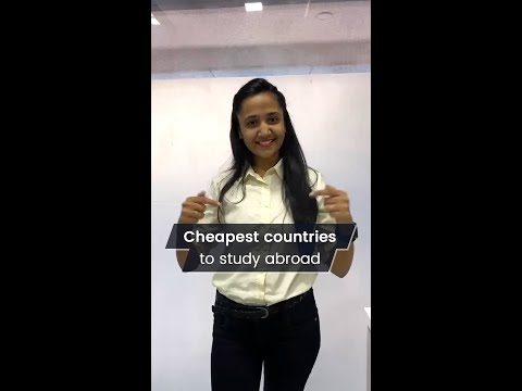 Here are some of the cheapest countries to #studyabroad #shorts #youtubeshorts