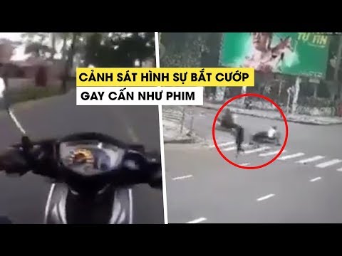 Video Cảnh sát hình sự TP.HCM phóng xe truy đuổi 2 tên cướp... - youtube