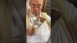 懐にイン。