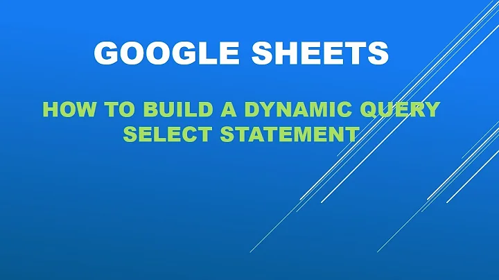 GoogleSheets-build a dynamic query function filtering multiple variables based on multiple dropdowns