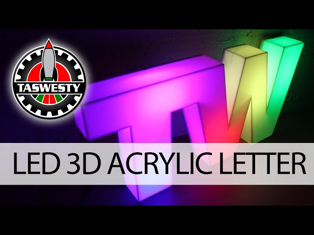 DIY LED Acrylic Dimensional Letters 