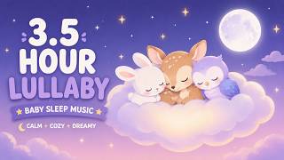 The Dreamcloud Friends 🌙 | 3.5 Hour Baby Sleep & ToddlerBedtime | Soft Watercolour Lullaby screenshot 5