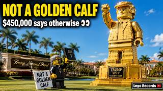 They Built a $450K Golden Trump Statue 🏆 | Lego Records (Official MV)