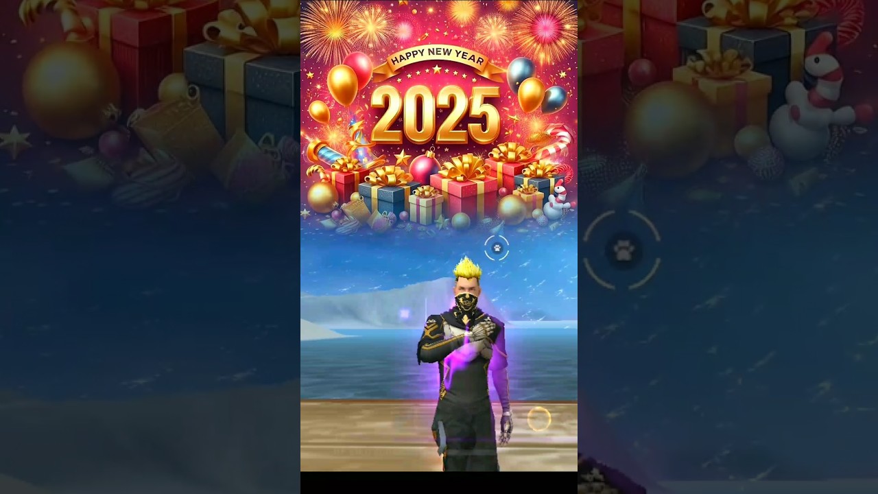 Happy New Year 2025! 🥳🎉 Free Fire Status 