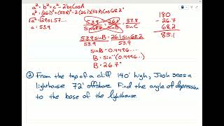 Final Exam Review (Precalculus)