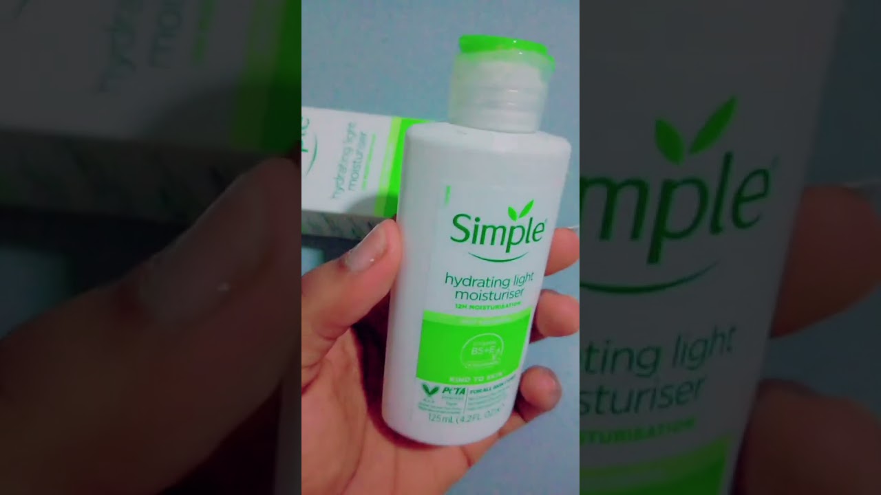 Review on Simple hydrating light moisturiser.