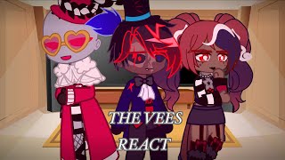 PART 2!! The Vees react to Alastor   radioapple and radiosilence