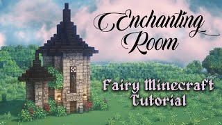 Fairy Minecraft: Enchanting Room Tutorial 🔮🌿✨Easy Fairytale Fairycore Fairy tail 🌸 Kelpie The Fox
