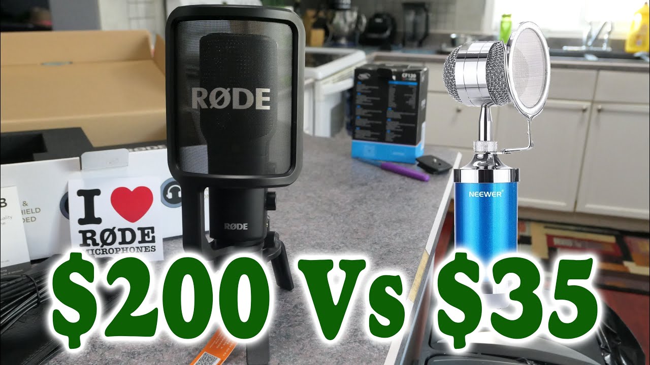 Old $35 Neewer Microphone VS $200 Rode NT-USB Mic - Is It Worth The ...