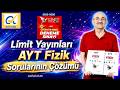 LİMİT YAYINLARI TÜRKİYE GENELİ 2. AYT FİZİK SORULARININ ÇÖZÜMÜ - FİZİK DENEME ÇÖZÜMÜ
