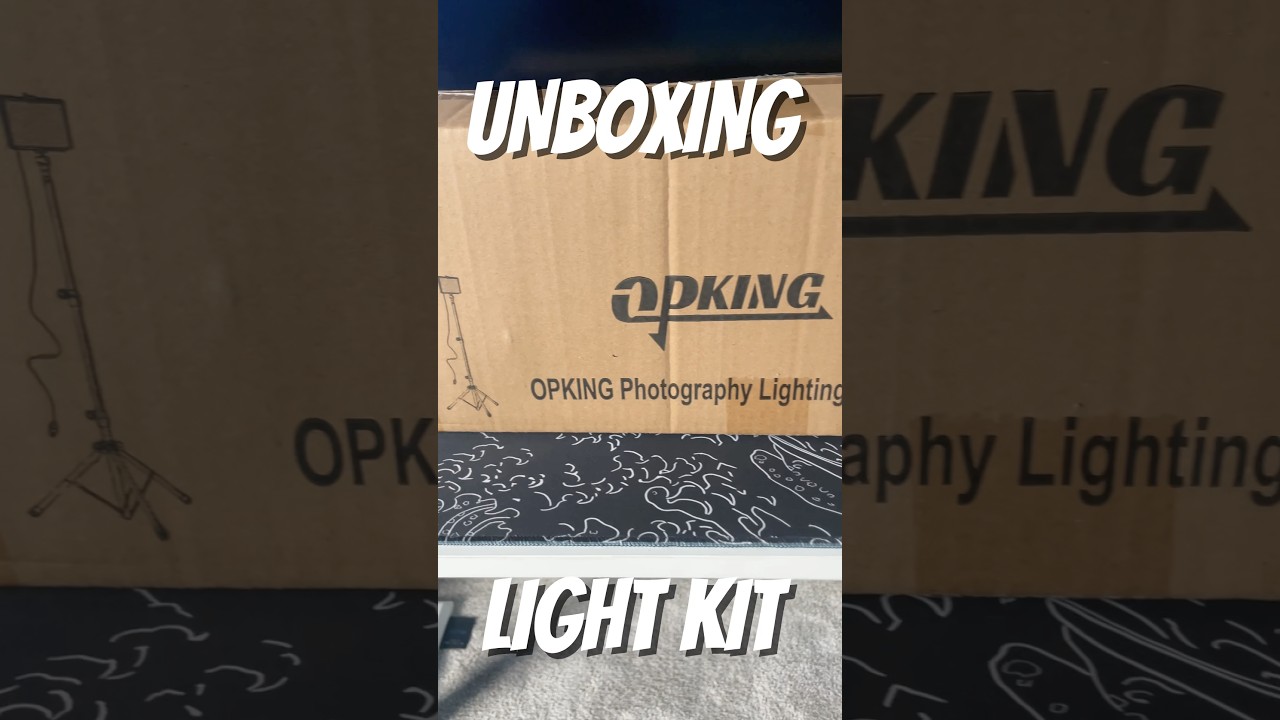 UNBOXING NEW LIGHTING KIT 