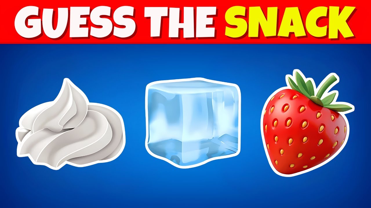 Guess the Junk Food by Emoji 🤔🍫 | Hardest Food Quiz Ever!