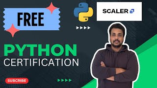 🚀 Free Python Certificate for Beginners 🐍 | Full Course Explained (Scaler Academy) 📚
