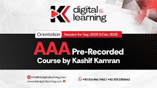 AAA Sep & Dec 26 orientation by Kashif Kamran