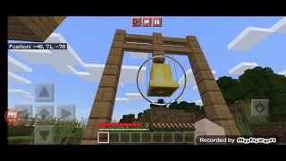 The ringing of the bell in the 7:00 Am in Minecraft ripoff edition