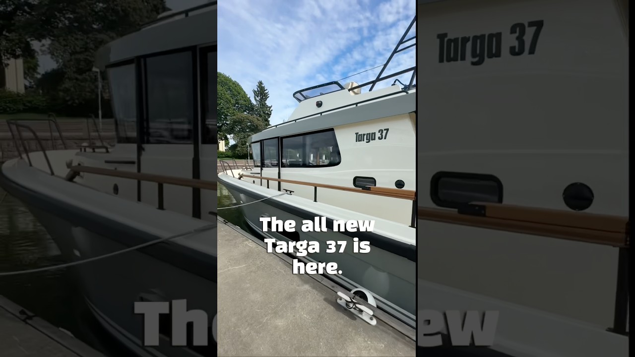 ⁣First Look at the all New Targa 37 in Helsinki, Finland