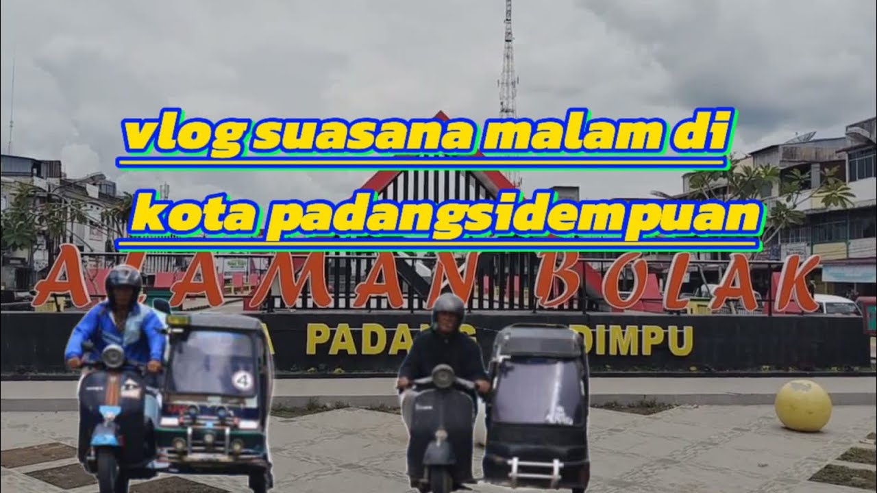 Ternyata begini suasana malam kota salak-tapsel