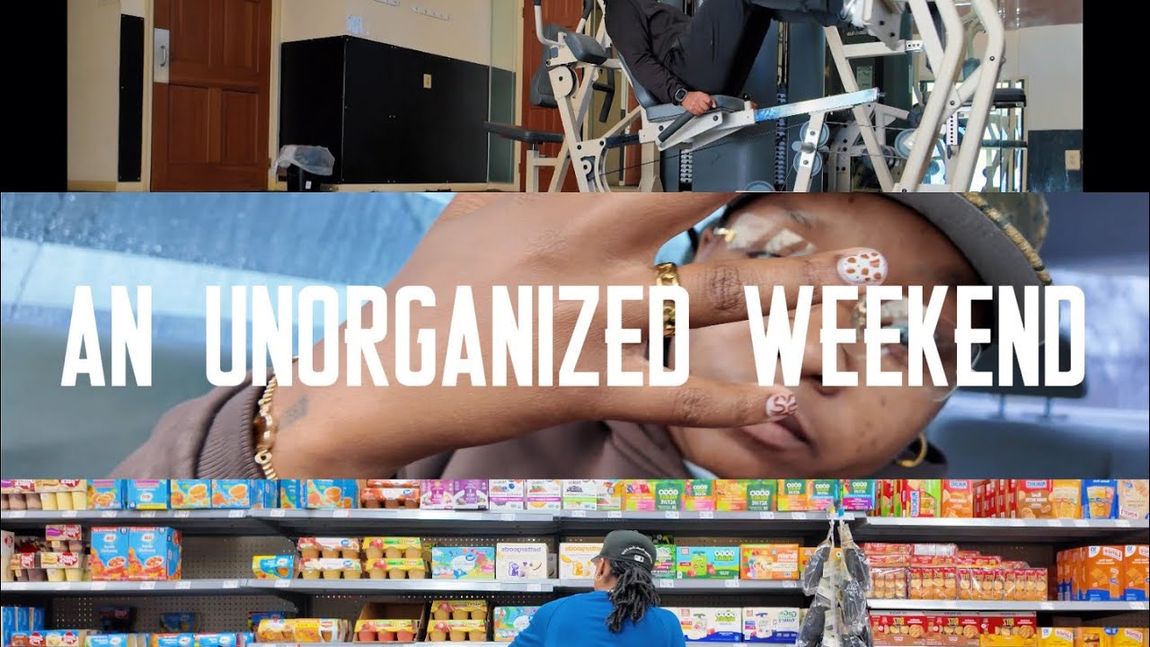 a chaotic weekend: gym, grocery shopping, cleaning + more 