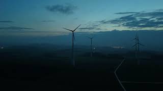 Dusk and windpower