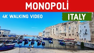 Monopoli, Italy 4K Walking Video